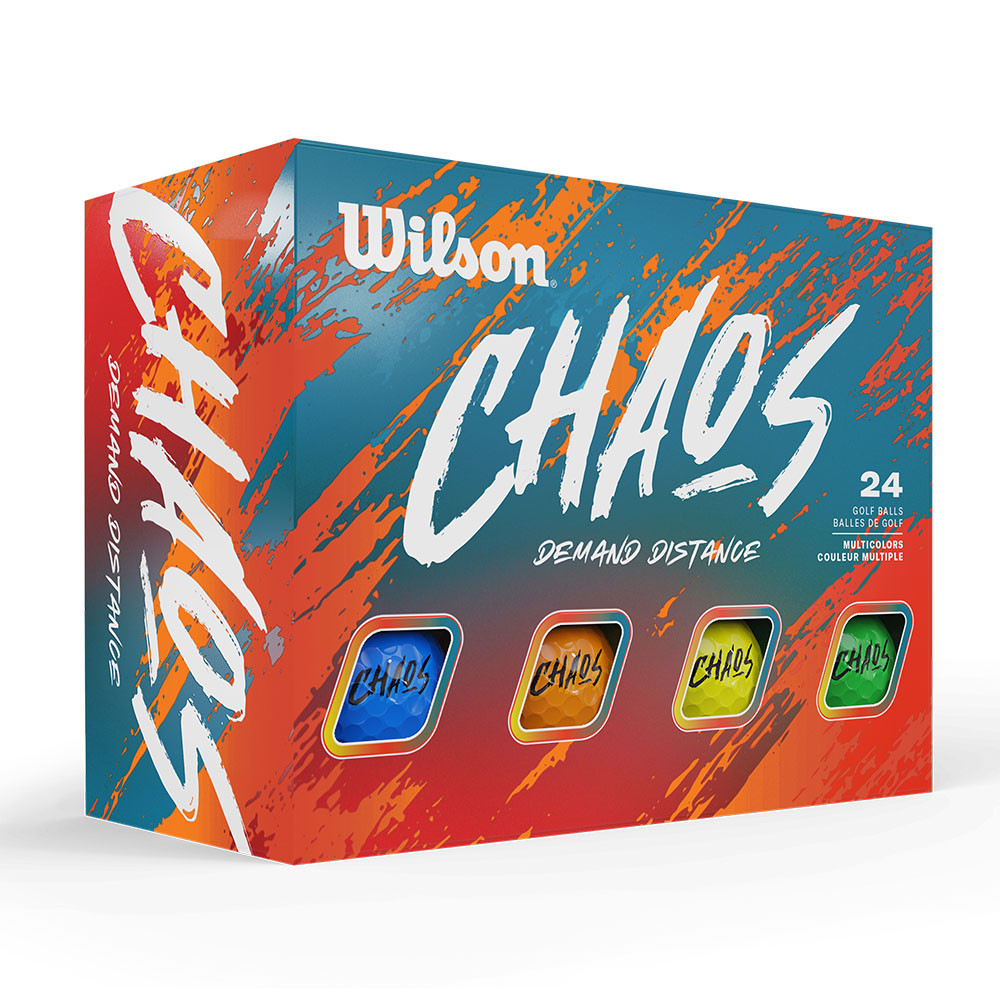 Wilson CHAOS Double Dozen Golf Balls - Maple Hill Golf